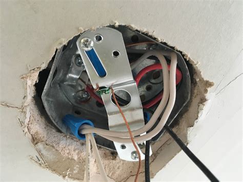 cost to install ceiling junction box|installing ceiling light fixture box.